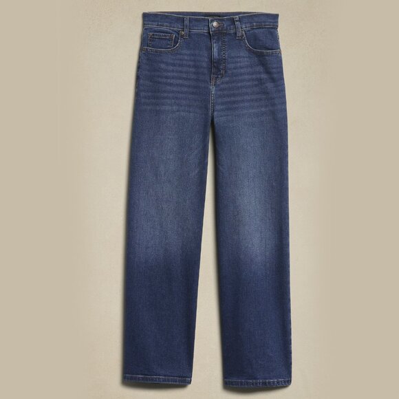 Banana Republic High-Rise Wide-Leg Jean - Picture 2 of 14